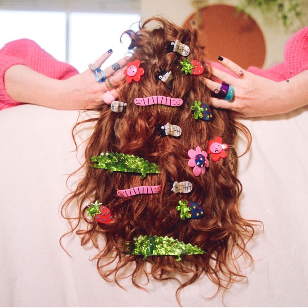 Chunks x Gentle Thrills fly hair clips